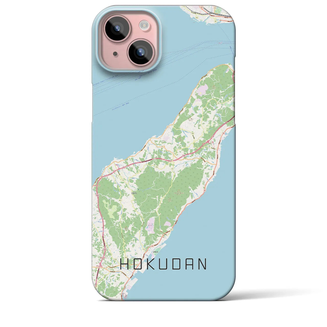 【北淡（兵庫県）】地図柄iPhoneケース（バックカバータイプ）