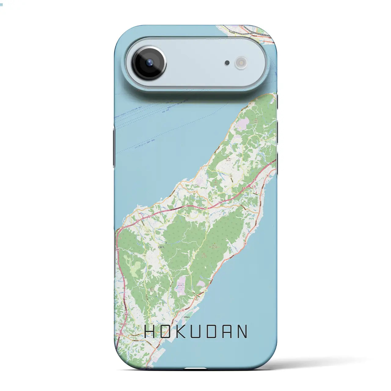 【北淡（兵庫県）】地図柄iPhoneケース（バックカバータイプ）