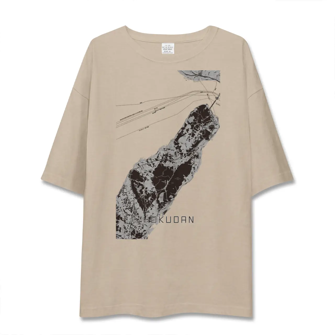 【北淡（兵庫県）】地図柄ビッグシルエットTシャツ