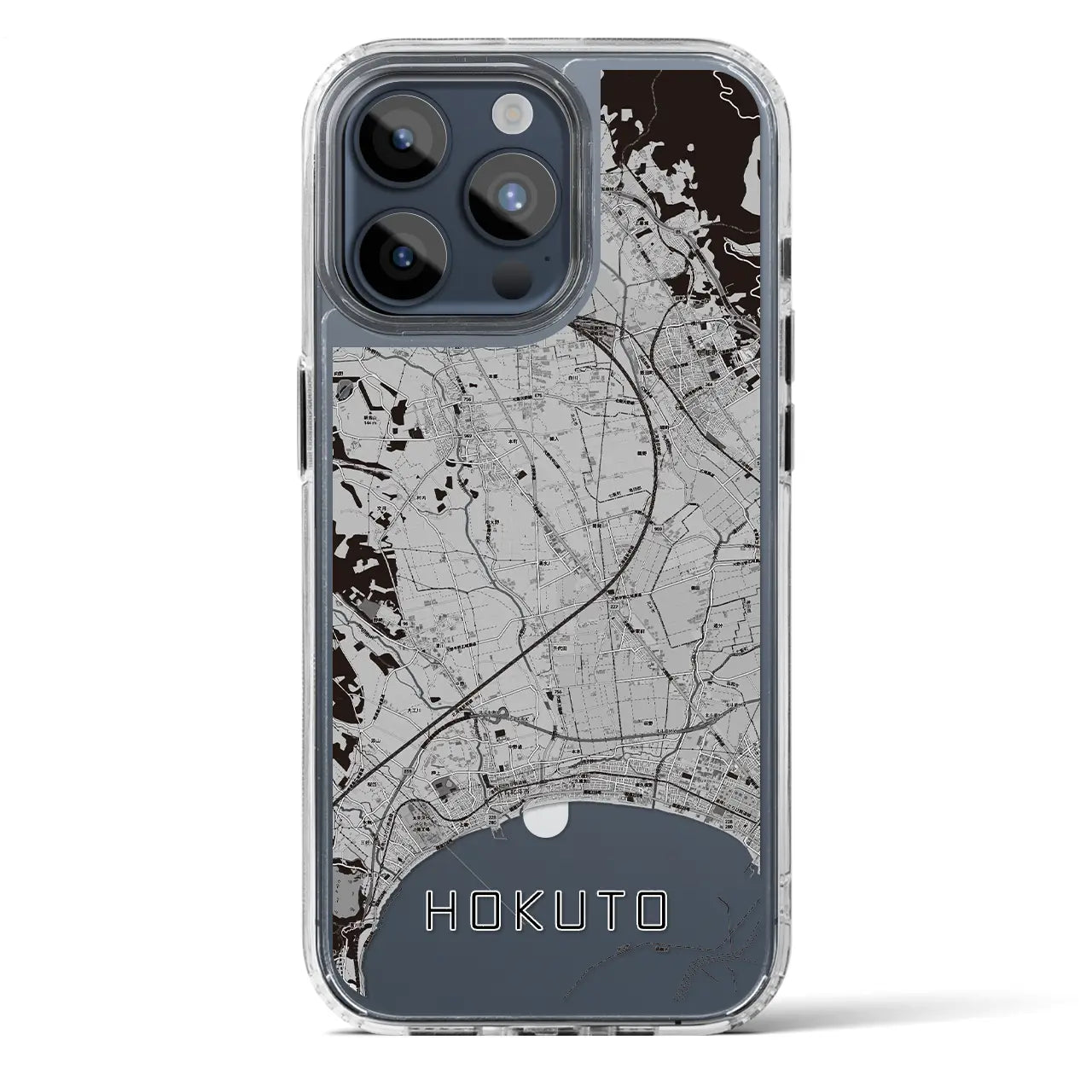 【北斗（北海道）】地図柄iPhoneケース（MagSafeタイプ）