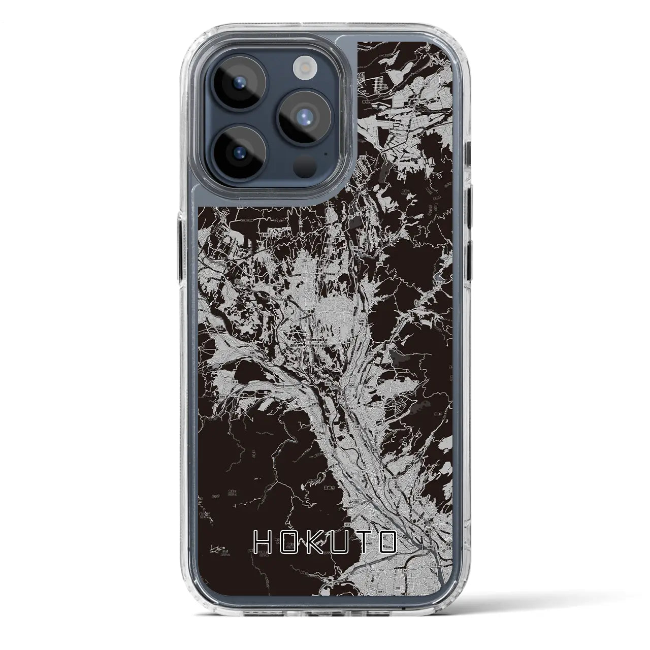 【北杜（山梨県）】地図柄iPhoneケース（MagSafeタイプ）