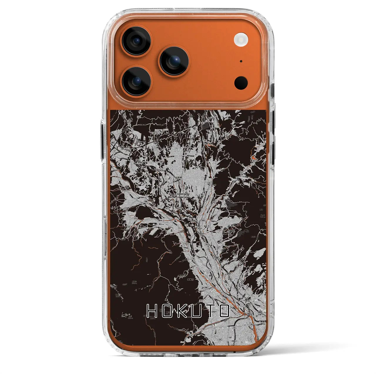 【北杜（山梨県）】地図柄iPhoneケース（MagSafeタイプ）