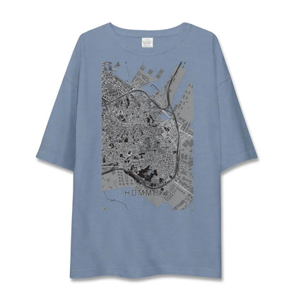 【本牧（神奈川県）】地図柄ビッグシルエットTシャツ