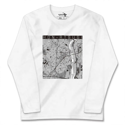 【本厚木（神奈川県）】地図柄ロングスリーブTシャツ