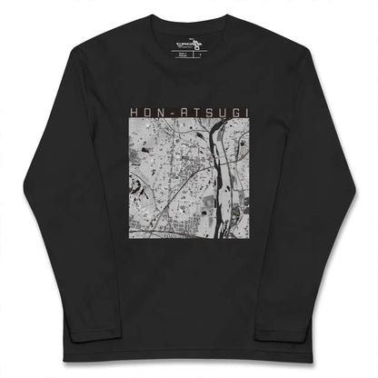 【本厚木（神奈川県）】地図柄ロングスリーブTシャツ
