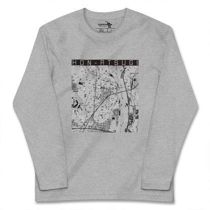 【本厚木（神奈川県）】地図柄ロングスリーブTシャツ