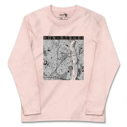 【本厚木（神奈川県）】地図柄ロングスリーブTシャツ