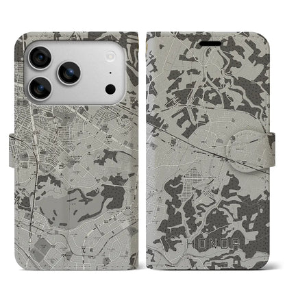 【誉田（千葉県）】地図柄iPhoneケース（手帳タイプ）