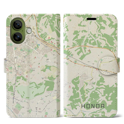 【誉田（千葉県）】地図柄iPhoneケース（手帳タイプ）