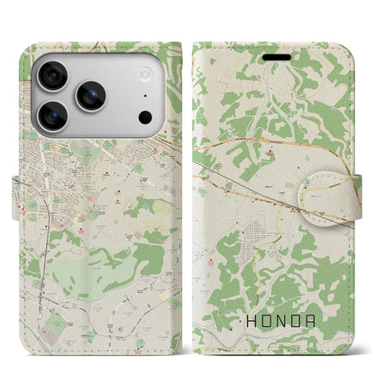 【誉田（千葉県）】地図柄iPhoneケース（手帳タイプ）