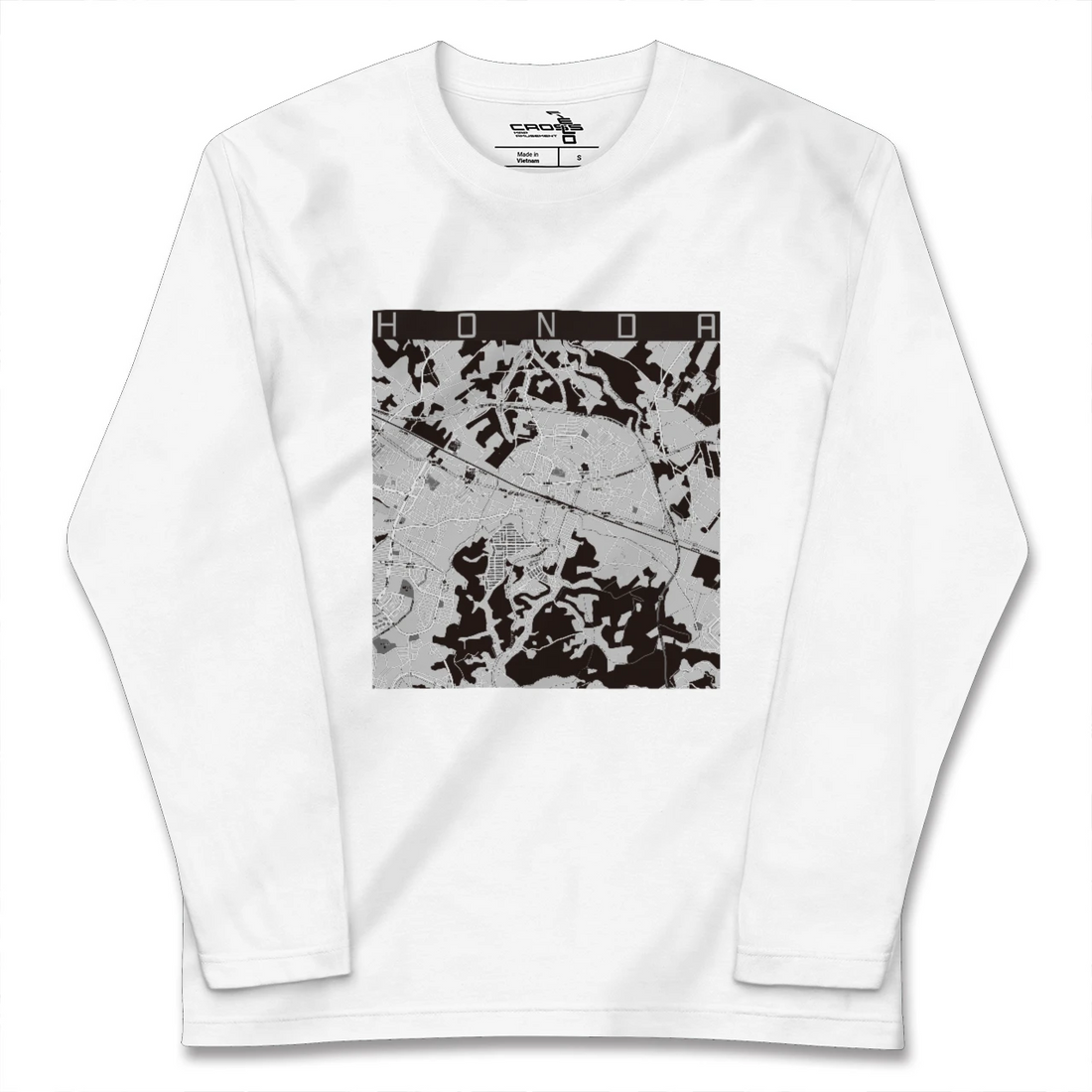 【誉田(千葉県)】地図柄ロングスリーブTシャツ