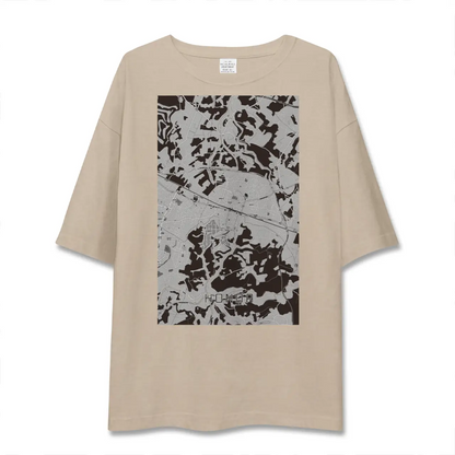 【誉田（千葉県）】地図柄ビッグシルエットTシャツ