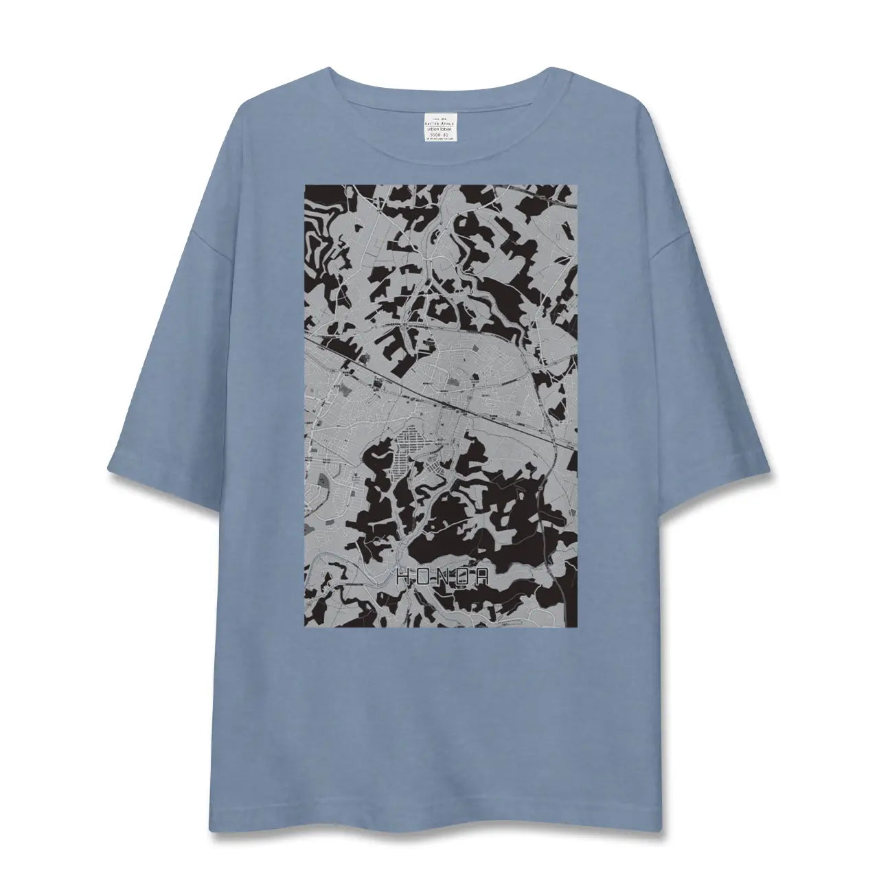 【誉田（千葉県）】地図柄ビッグシルエットTシャツ
