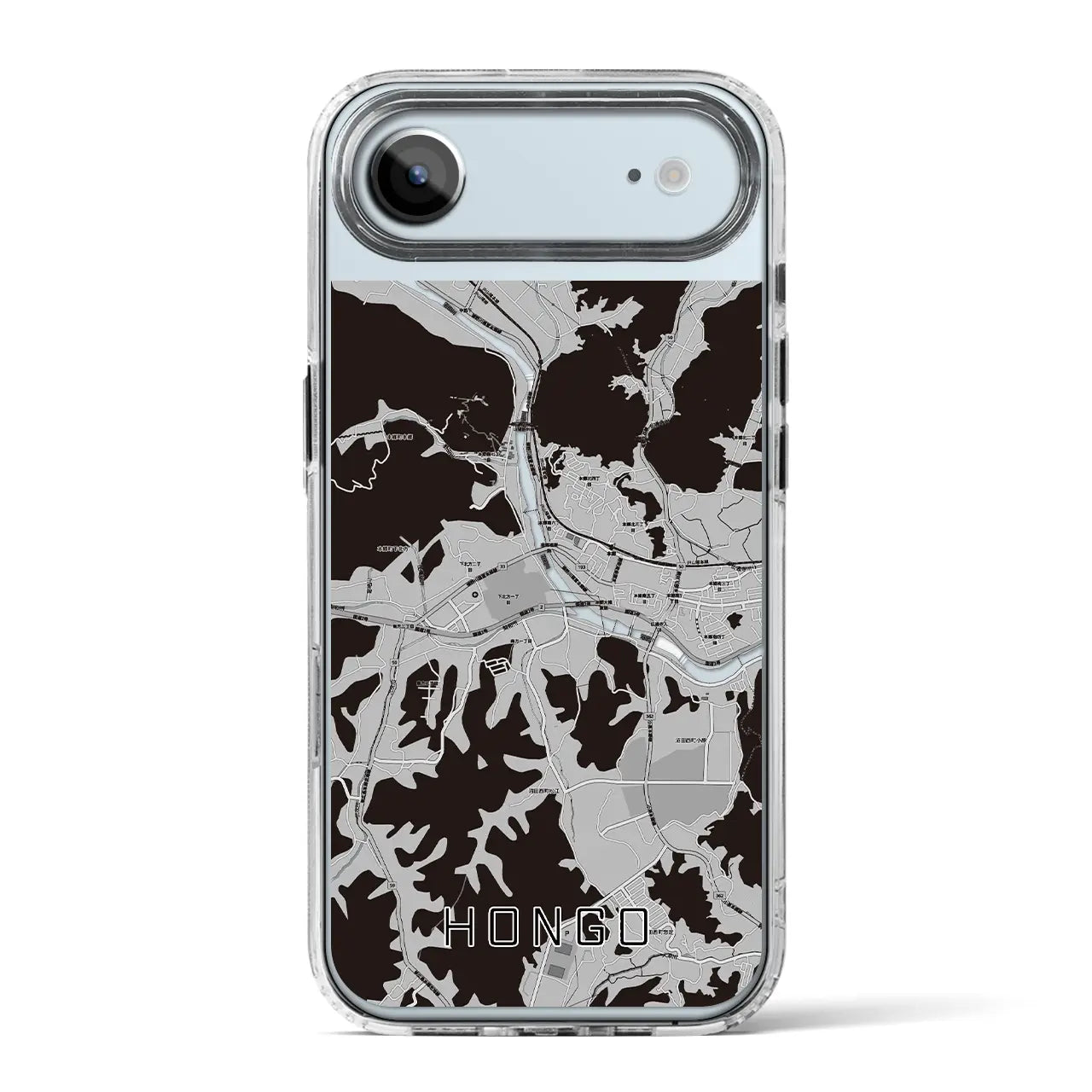 【本郷（広島県）】地図柄iPhoneケース（MagSafeタイプ）