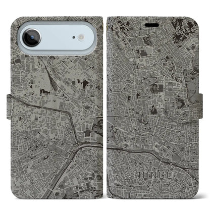 【本郷（東京都）】地図柄iPhoneケース（手帳タイプ）