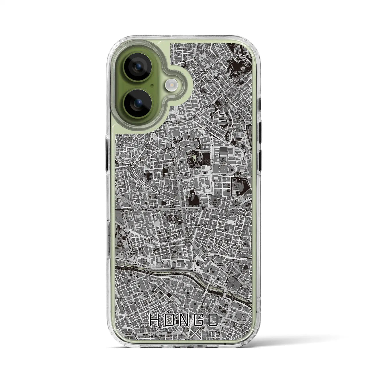 【本郷（東京都）】地図柄iPhoneケース（MagSafeタイプ）