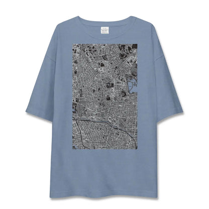 【本郷（東京都）】地図柄ビッグシルエットTシャツ