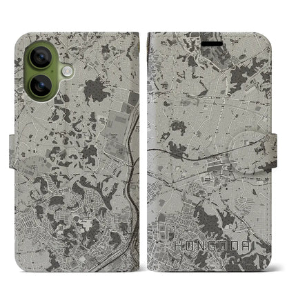 【本郷台（神奈川県）】地図柄iPhoneケース（手帳タイプ）