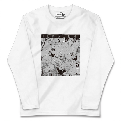 【本郷台（神奈川県）】地図柄ロングスリーブTシャツ