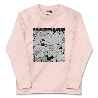 【本郷台（神奈川県）】地図柄ロングスリーブTシャツ