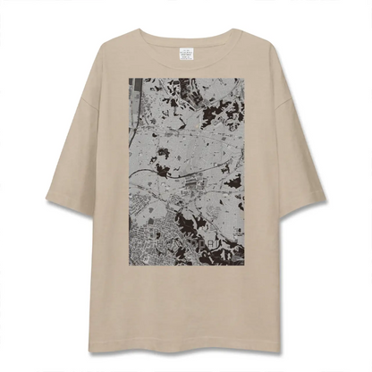 【本郷台（神奈川県）】地図柄ビッグシルエットTシャツ