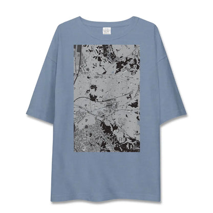 【本郷台（神奈川県）】地図柄ビッグシルエットTシャツ