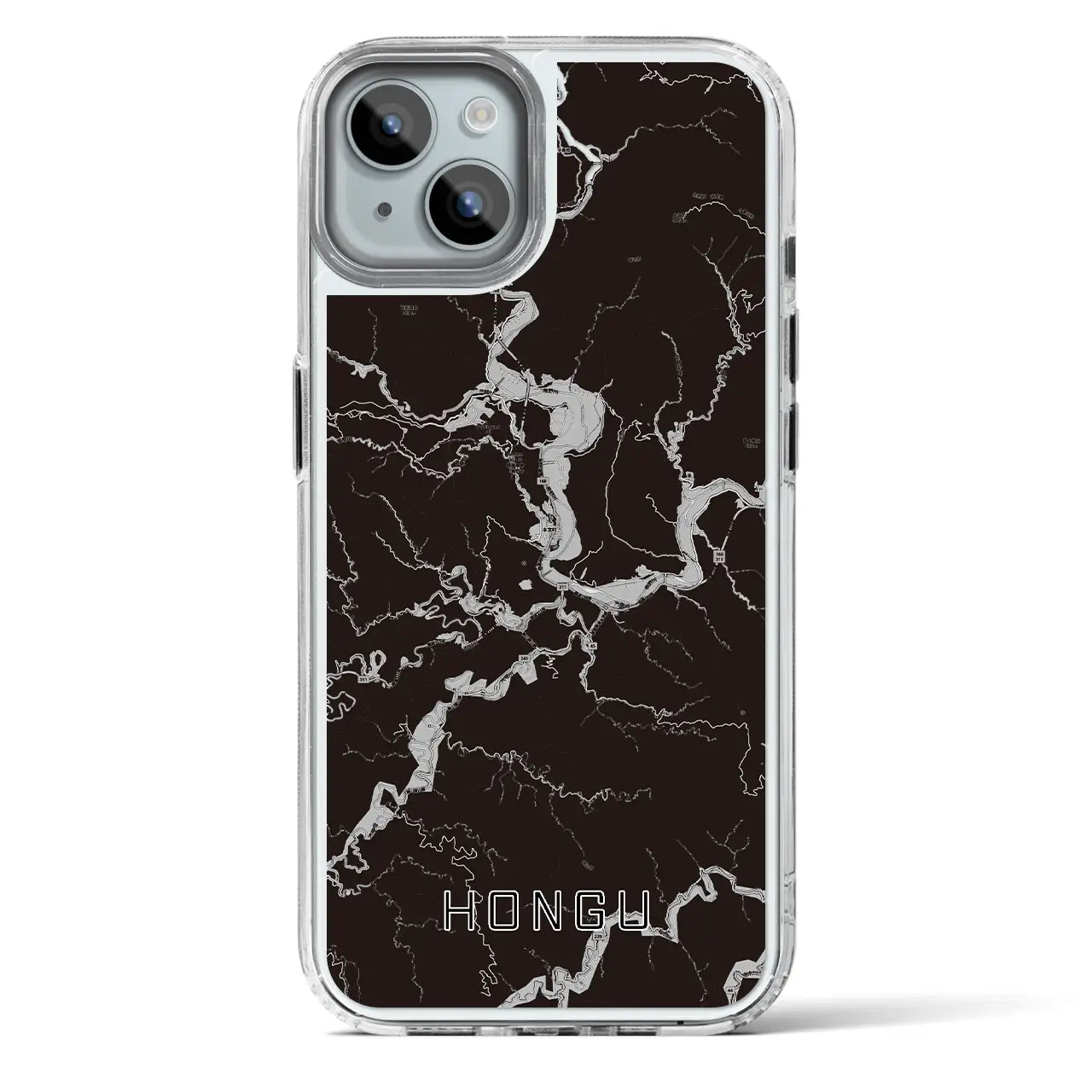 【本宮（和歌山県）】地図柄iPhoneケース（MagSafeタイプ）