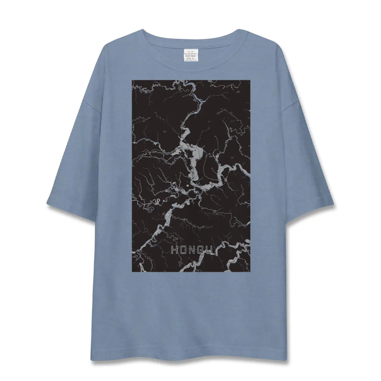 【本宮（和歌山県）】地図柄ビッグシルエットTシャツ
