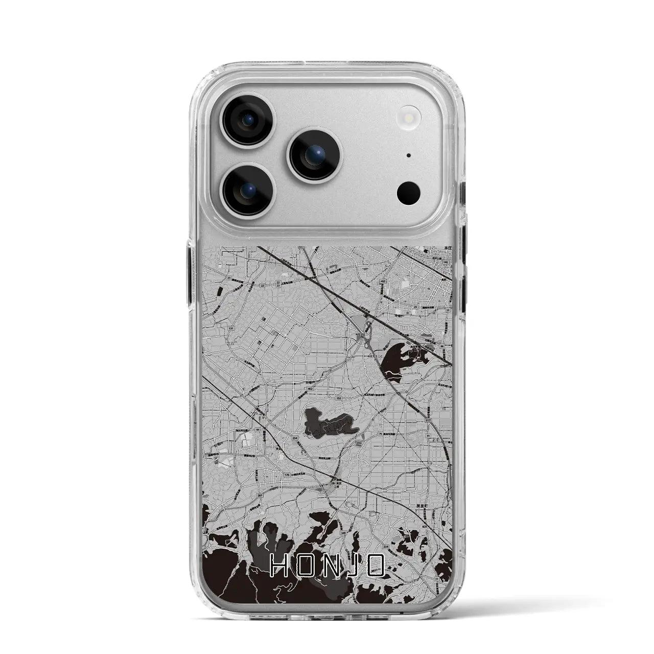 【本庄（埼玉県）】地図柄iPhoneケース（MagSafeタイプ）