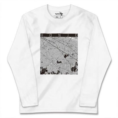 【本庄（埼玉県）】地図柄ロングスリーブTシャツ