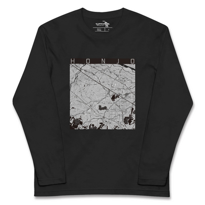 【本庄（埼玉県）】地図柄ロングスリーブTシャツ