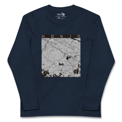 【本庄（埼玉県）】地図柄ロングスリーブTシャツ