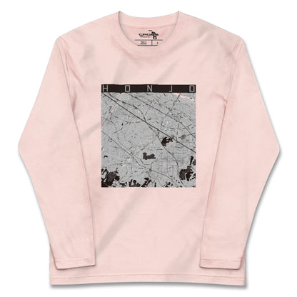 【本庄（埼玉県）】地図柄ロングスリーブTシャツ