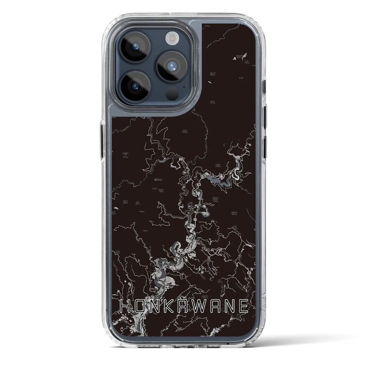 【本川根（静岡県）】地図柄iPhoneケース（MagSafeタイプ）