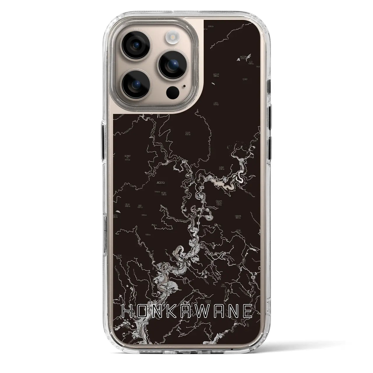 【本川根（静岡県）】地図柄iPhoneケース（MagSafeタイプ）