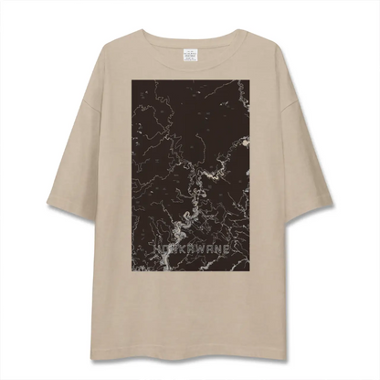【本川根（静岡県）】地図柄ビッグシルエットTシャツ