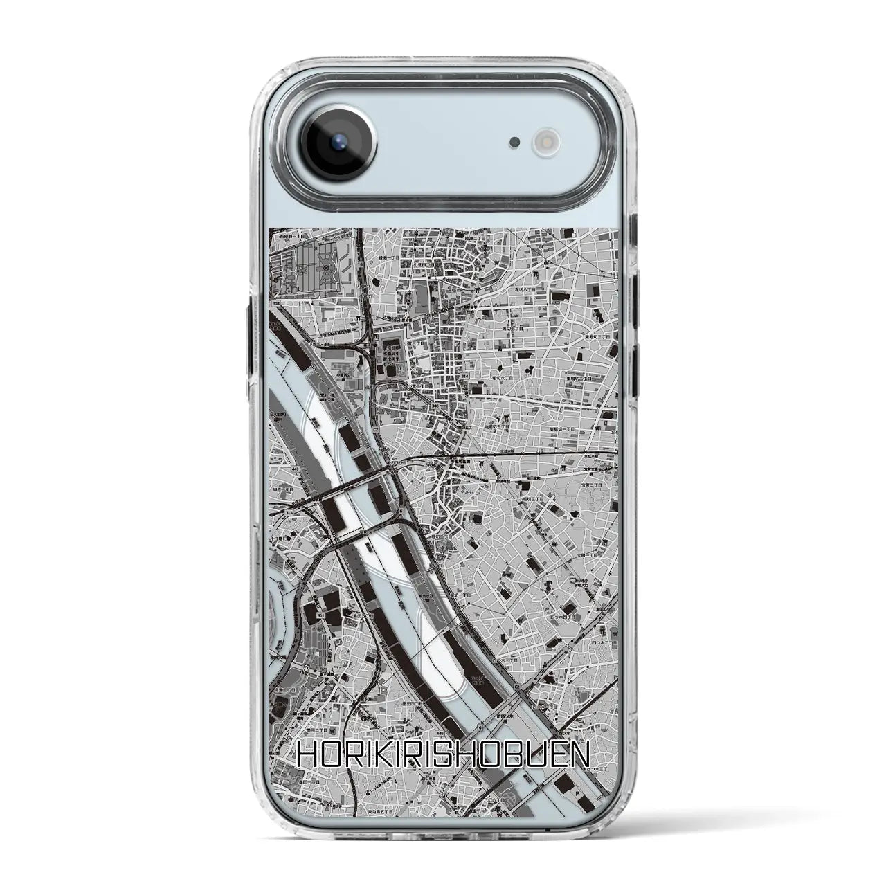 【堀切菖蒲園（東京都）】地図柄iPhoneケース（MagSafeタイプ）