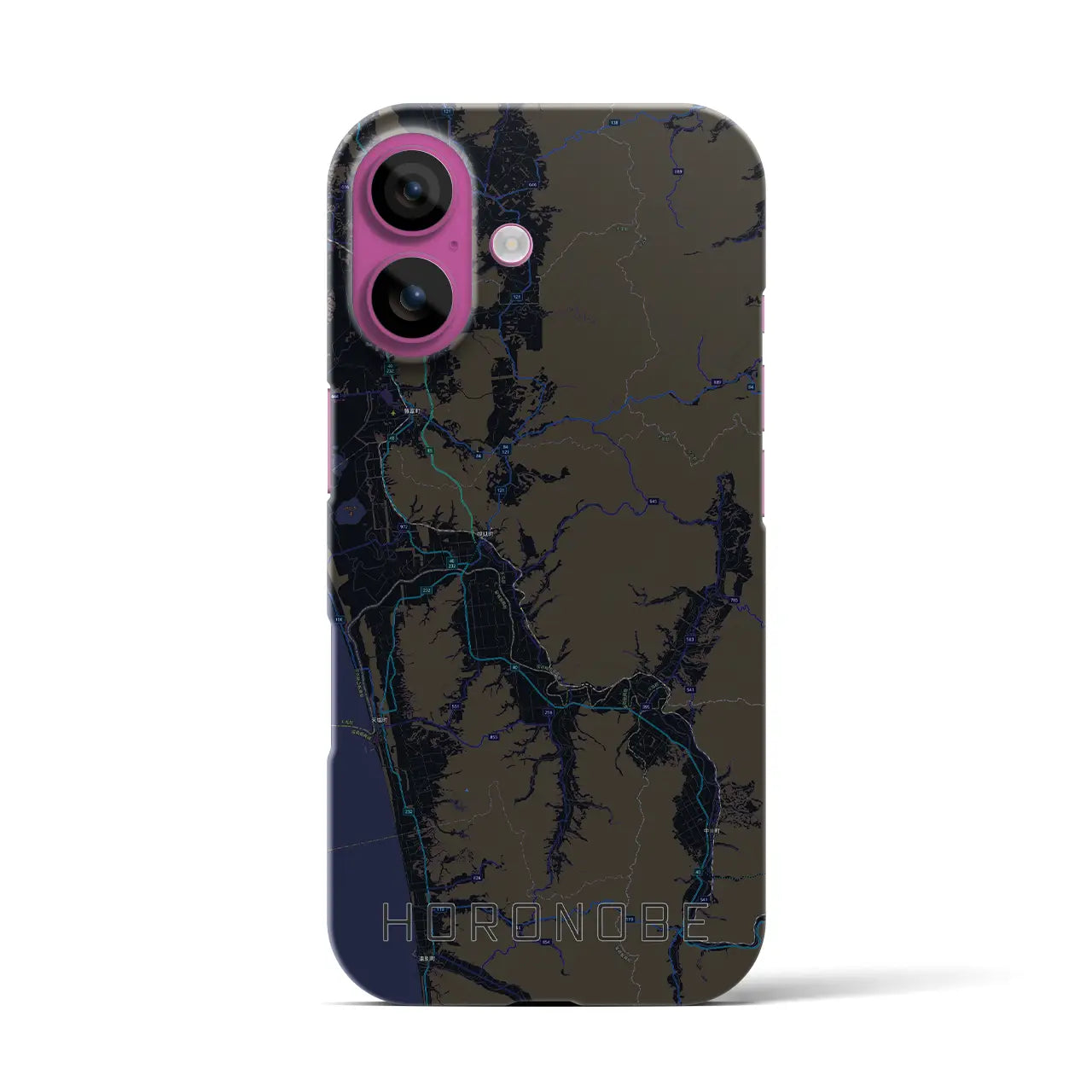 【幌延（北海道）】地図柄iPhoneケース（バックカバータイプ）