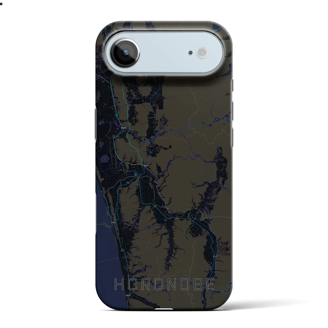 【幌延（北海道）】地図柄iPhoneケース（バックカバータイプ）