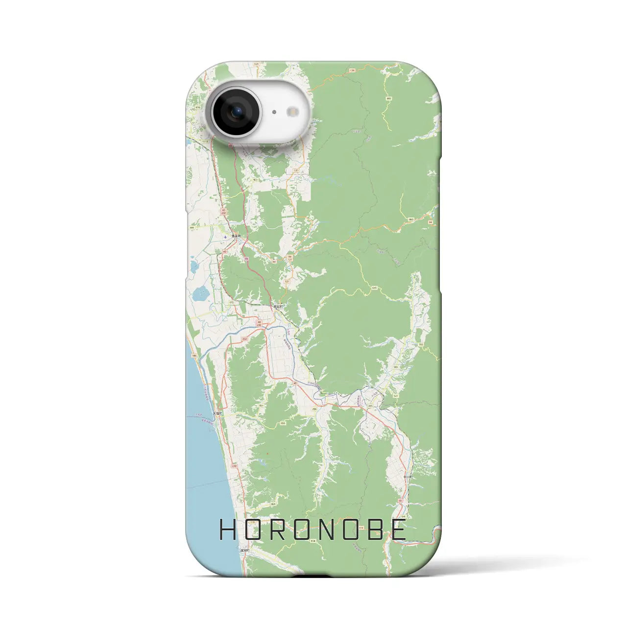 【幌延（北海道）】地図柄iPhoneケース（バックカバータイプ）