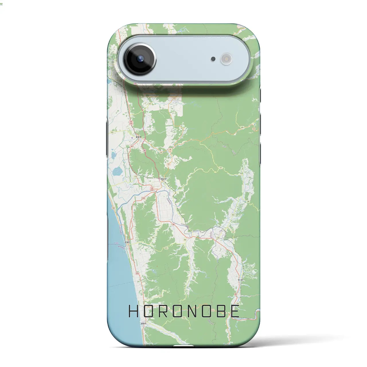 【幌延（北海道）】地図柄iPhoneケース（バックカバータイプ）