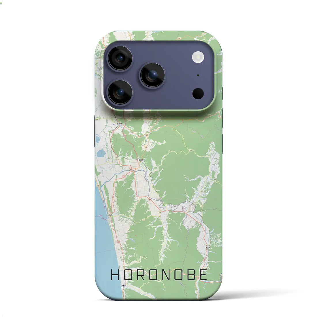 【幌延（北海道）】地図柄iPhoneケース（バックカバータイプ）ナチュラル・iPhone 17 Pro Max 用