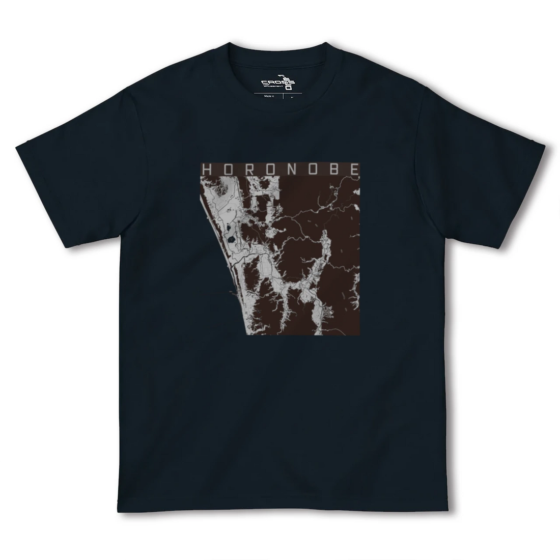 【幌延(北海道)】地図柄ヘビーウェイトTシャツ