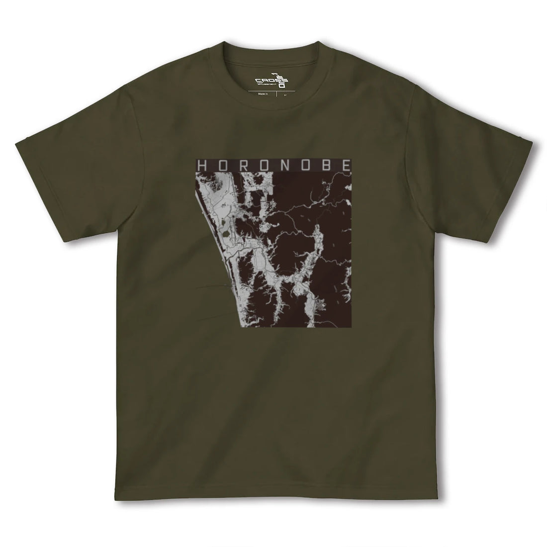 【幌延(北海道)】地図柄ヘビーウェイトTシャツ