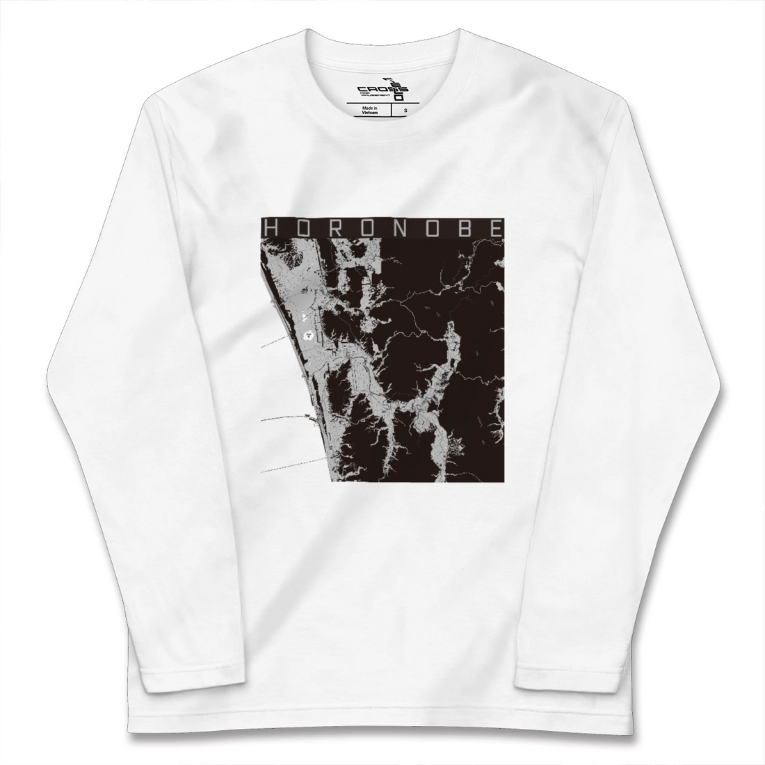 【幌延(北海道)】地図柄ロングスリーブTシャツ