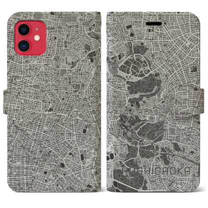 【星ヶ丘（愛知県）】地図柄iPhoneケース（手帳タイプ）