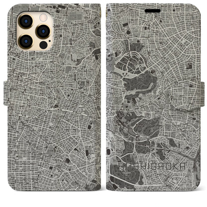 【星ヶ丘（愛知県）】地図柄iPhoneケース（手帳タイプ）