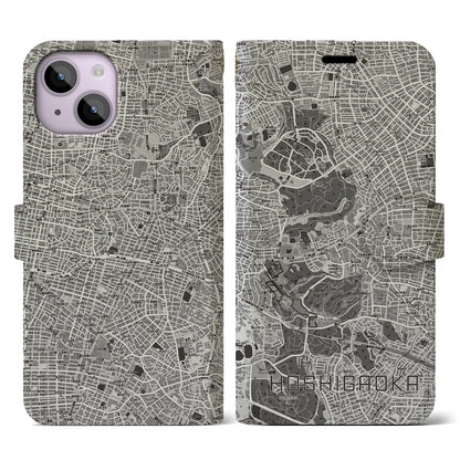 【星ヶ丘（愛知県）】地図柄iPhoneケース（手帳タイプ）