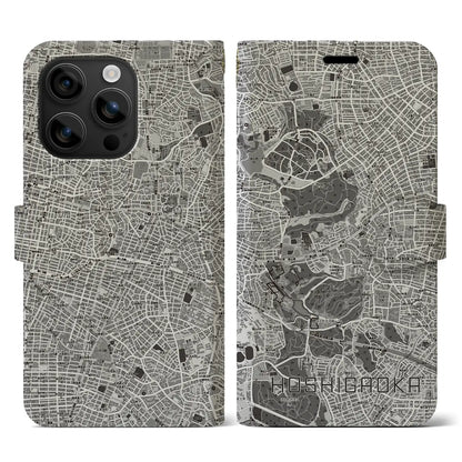 【星ヶ丘（愛知県）】地図柄iPhoneケース（手帳タイプ）