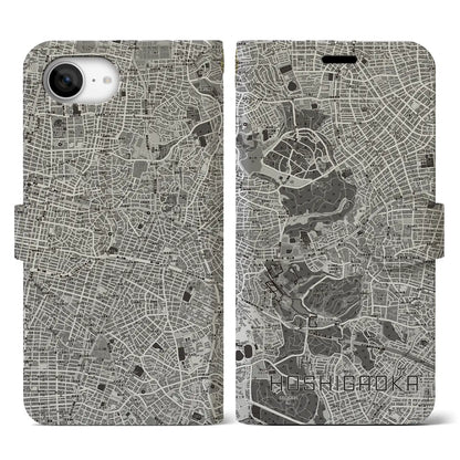 【星ヶ丘（愛知県）】地図柄iPhoneケース（手帳タイプ）